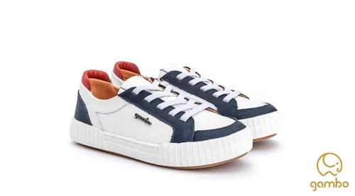 TENIS EM COURO COM DETALHE EM ZIPER T11255