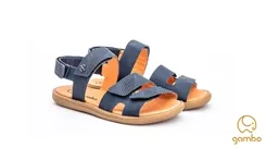 SANDALIA EM COURO MARRAKESH INDIGO GAMBO S21293