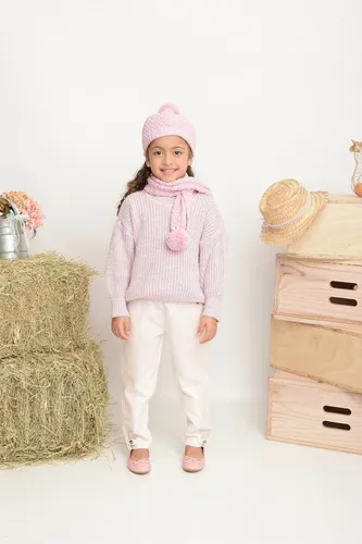 CONJUNTO GORRO E CACHECOL LUMA MINI LADY 02906