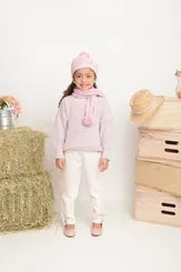 CONJUNTO GORRO E CACHECOL LUMA MINI LADY 02906