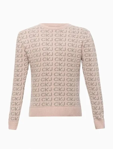 SUETER TRICOT LETRAS ROSA CALVIN KLEIN WR823