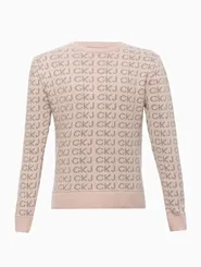 SUETER TRICOT LETRAS ROSA CALVIN KLEIN WR823