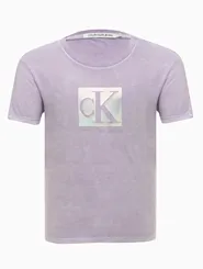 TSHIRT COM APLIQUE PRATA CALVIN KLEIN BC033