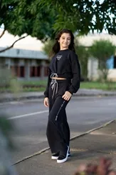 CALÇA MOLETOM WIDE LEG COLCCI 0025300679