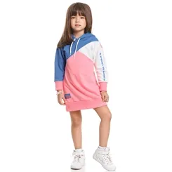 VESTIDO MANGA LONGA MOLETINHO C/CAPUZ  POAH NOAH 47540