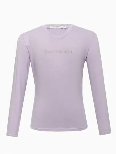 BLUSA MANGA LONGA C/ APLICAÇÃO COURINO CALVIN KLEIN BL578
