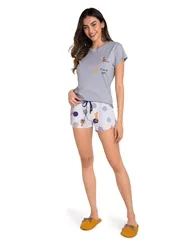PIJAMA BLUSA C/SHORT GOTINHA VEGGI 20120035