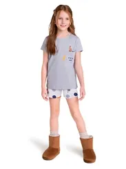 PIJAMA BLUSA C/SHORT GOTINHA VEGGI 20120036