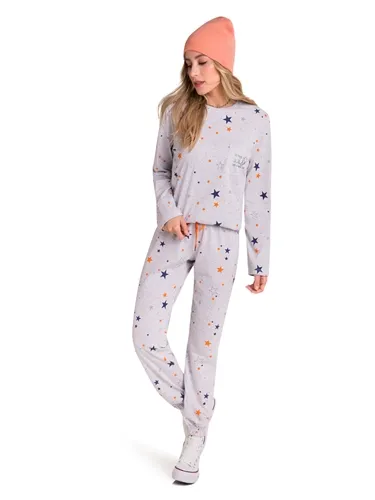 PIJAMA BLUSA MANGA LONGA C/CALÇA DET. ESTRELA VEGGI 20130012