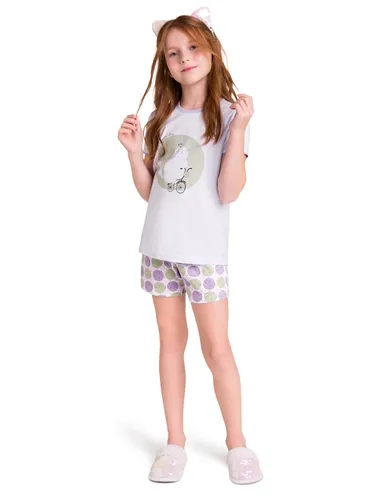 PIJAMA BLUSA C/SHORT ESTAMPA VEGGI 20120019