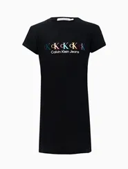 VESTIDO MALHA MEIA REAT FOIL CALVIN KLEIN VM284