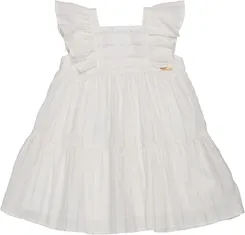 VESTIDO BRANCO LISTRADO
