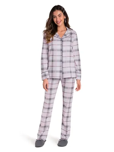 PIJAMA BLUSA MANGA COMPRIDA COM CALÇA VEGGI 20130043