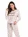 PIJAMA MANGA COMPRIDA COM CALÇA ESTAMPA POA VEGGI 20130056