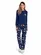 PIJAMA BLUSA ALGODÃO MANGA LONGA COM CALÇA ESTAMPA POA VEGGI 20130007