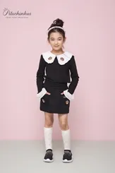 BLUSA COTTON GOLA COM PATCHE URSO PITUCHINHUS 23675