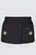 SAIA SHORT MOLETOM BOLSOS PATCHE URSA PITUCHINHUS 23657