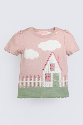 BLUSA TRICOT CASINHA E NUVEM PITUCHINHUS 24019 - BLUSA TRICOT