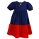 VESTIDO RECORTES GALLES COM BARRA VERMELHA PRECOCE MVT3267