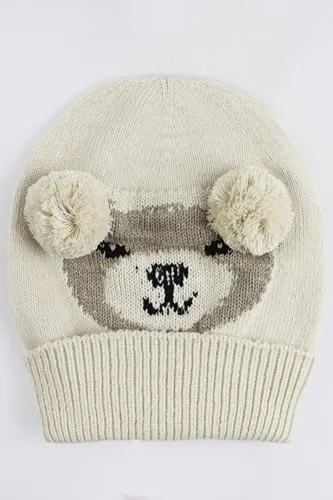 TOUCA TRICOT ROSTO URSO PITUCHINHUS 23727