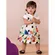 VESTIDO GOLINHA BARRADO CANTO DOS PASSAROS PRECOCE BVT3208