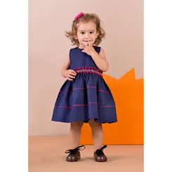 VESTIDO RECORTES GALLES PRECOCE BVT3211
