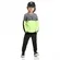 CONJUNTO BLUSA MANGA LONGA MESCLA COM NEON COM CALÇA BANANA DANGER 47203
