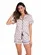 PIJAMA AMERICANO CAMISA COM SHORT MARFIM VEGGI 20120068