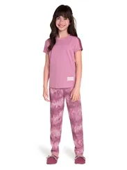 PIJAMA BLUSA MANGA CURTA COM CALÇA VEGGI 20130051