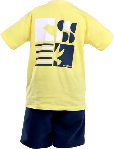 CONJUNTO BÁSICO BLUSA COM BERMUDA MARINHO PRECOCE MCO3375