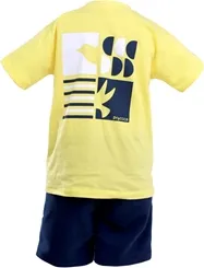 CONJUNTO BÁSICO BLUSA COM BERMUDA MARINHO PRECOCE MCO3375