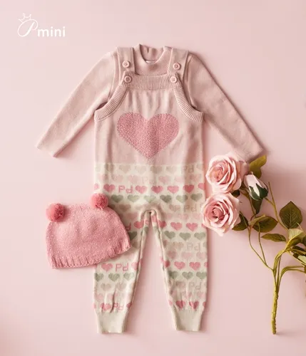 MACACÃO TRICOT MULTI CORAÇÕES PMINI 24525
