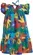 VESTIDO FRANZIDO ESTAMPA ESCONDERIJO DO CAMALEÃO PRECOCE MVT3259