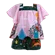 CONJUNTO MANGA GODE ESTAMPA BARRADO CASINHA NA ÁRVORE PRECOCE MCJ3234