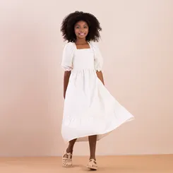 VESTIDO LASTEX CST NO GALLES PRECOCE LVT3354