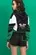 JAQUETA ESPORTIVA COM RECORTES PRETO/VERDE DIMY JAQ82982