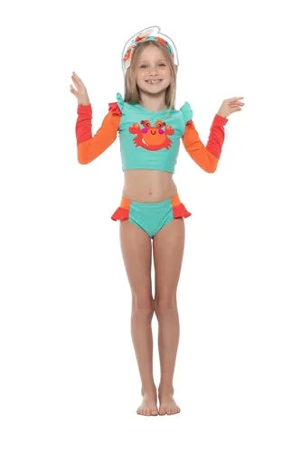 BIQUINI CROPPED KIDS GABI SIRI BUBBLE SIRI 37451