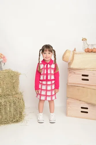 CONJUNTO SAIA MAIA XADREZ MINI LADY 02545