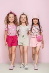 SHORT MOLETOM RECORTES P CRISTAL PITUCHINHUS 24671
