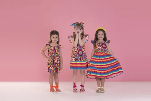 CONJUNTO BLUSA DE PREGAS FLOR DE CROCHE PRECOCE M2CJ3457