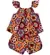 CONJUNTO BLUSA DE PREGAS FLOR DE CROCHE PRECOCE M2CJ3457