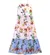 VESTIDO DECOTE AMARRAÇÃO ESTAMPA HORTENCIA PRECOCE LVt3542