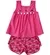 CONJUNTO BATINHA COM SHORT ESTAMPA CEREJA POA PRECOCE M1CJ3427