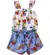 CONJUNTO BLUSA COM SHORT ESTAMPA FLOR HORTENCIA PRECOCE LCJ3518