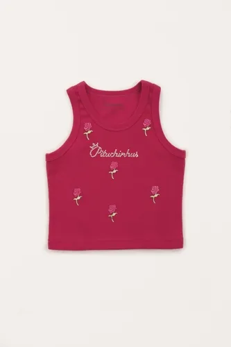 BLUSA CROPPED RIBANA PATCHES FLORES PITUCHINHUS 24616