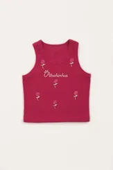 BLUSA CROPPED RIBANA PATCHES FLORES PITUCHINHUS 24616
