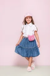 CAMISA TRICOLINE BABADOS E CRISTAL PITUCHINHUS 24639