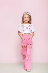 BLUSA CROPPED TRICOLINE PATCHES PITUCHINHUS 24731