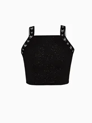 BLUSA CROPPED  GLITTER CALVIN KLEIN BS069