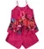 CONJUNTO BLUSA ALÇA CORDA COM SHORT ESTAMPA FLORAL PRECOCE LCJ3521